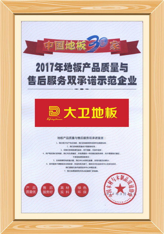押球(中国)一站式服务平台地板荣获“地板产品质量与售后服务双承诺示范企业”.jpg